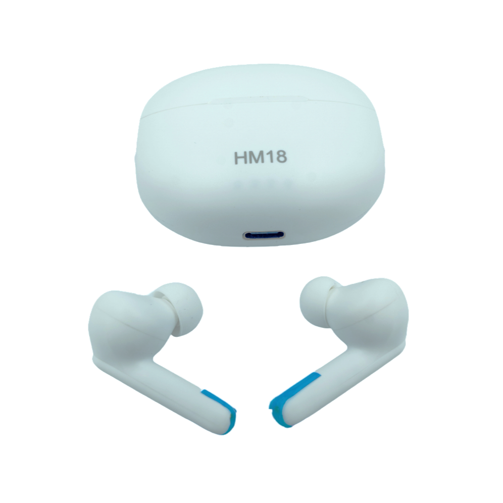 HM18 Pro White Earbuds