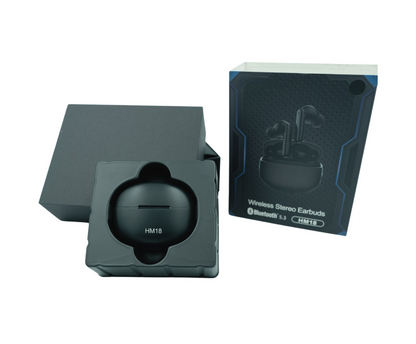 HM18 Pro Black Earbuds