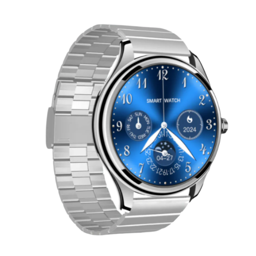 GT5 Amoled Silver Smart Watch